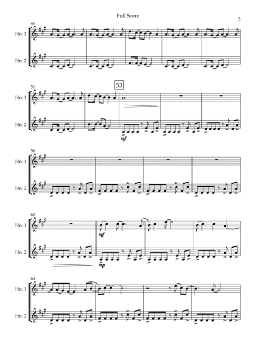 Without You Without You Brass Duet scores gallery preview page 3