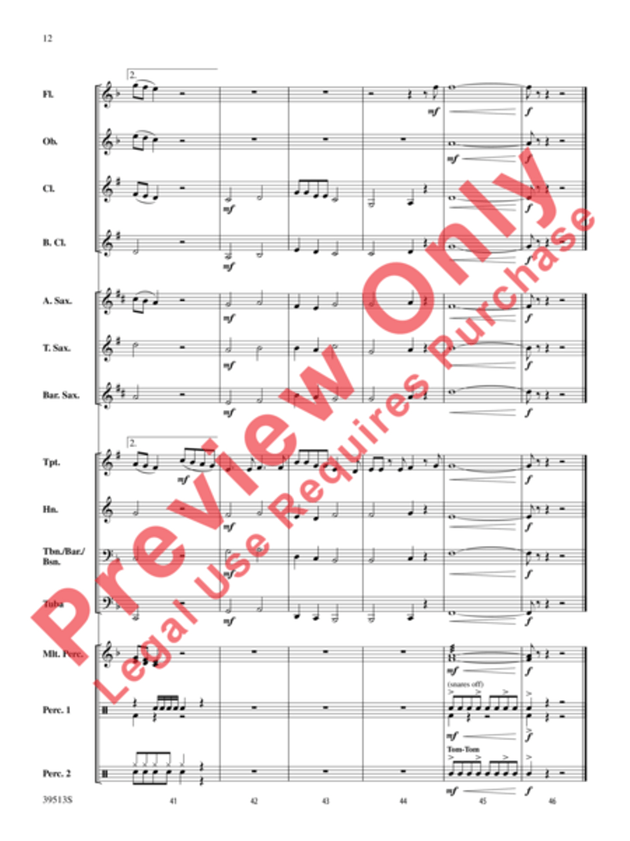 We Are Young We Are Young Concert Band scores gallery preview page 13