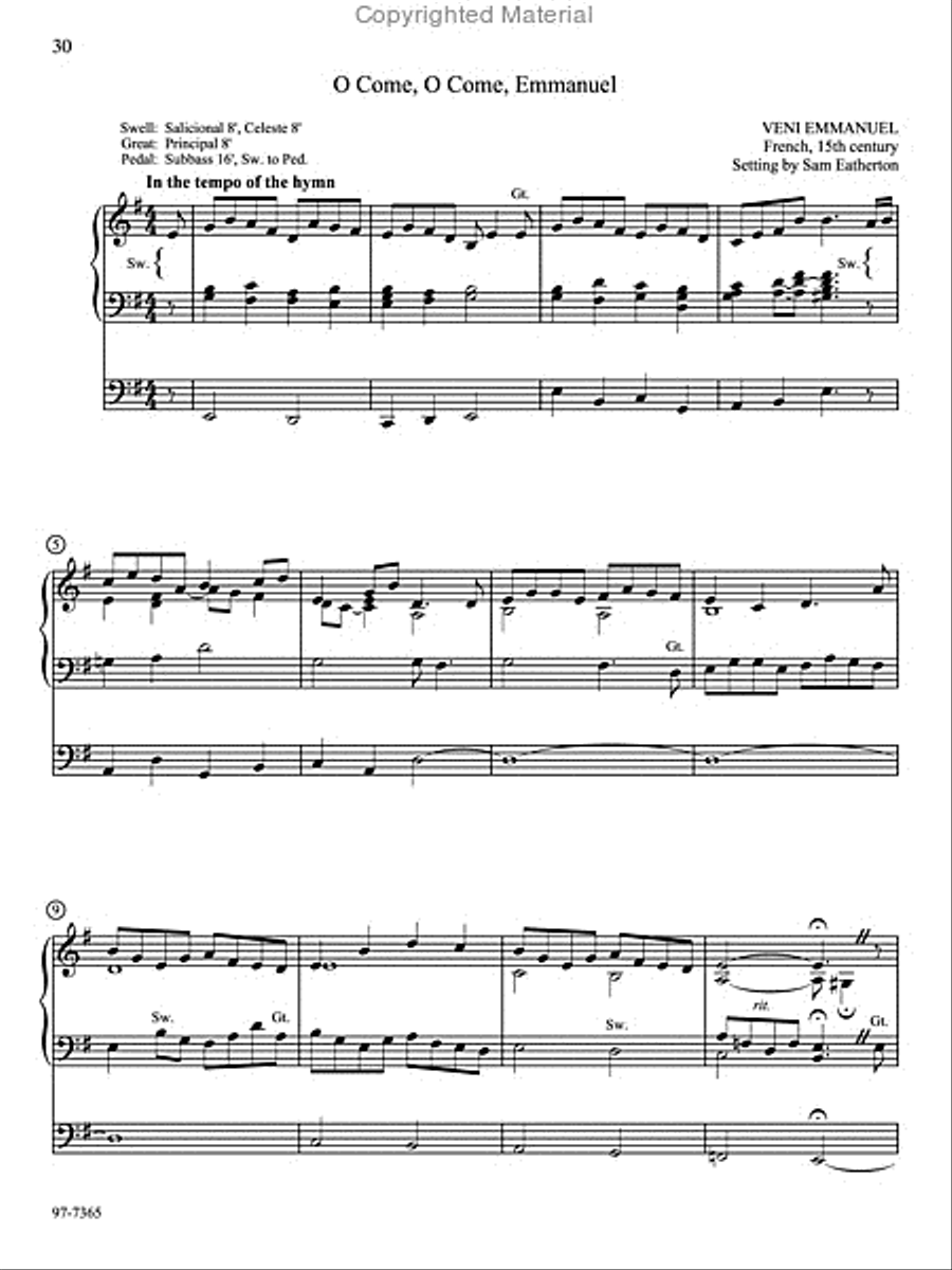 Hymn Inventions: 9 Chorale Preludes for the Church Year, Vol. 3 Choir scores gallery preview page 10