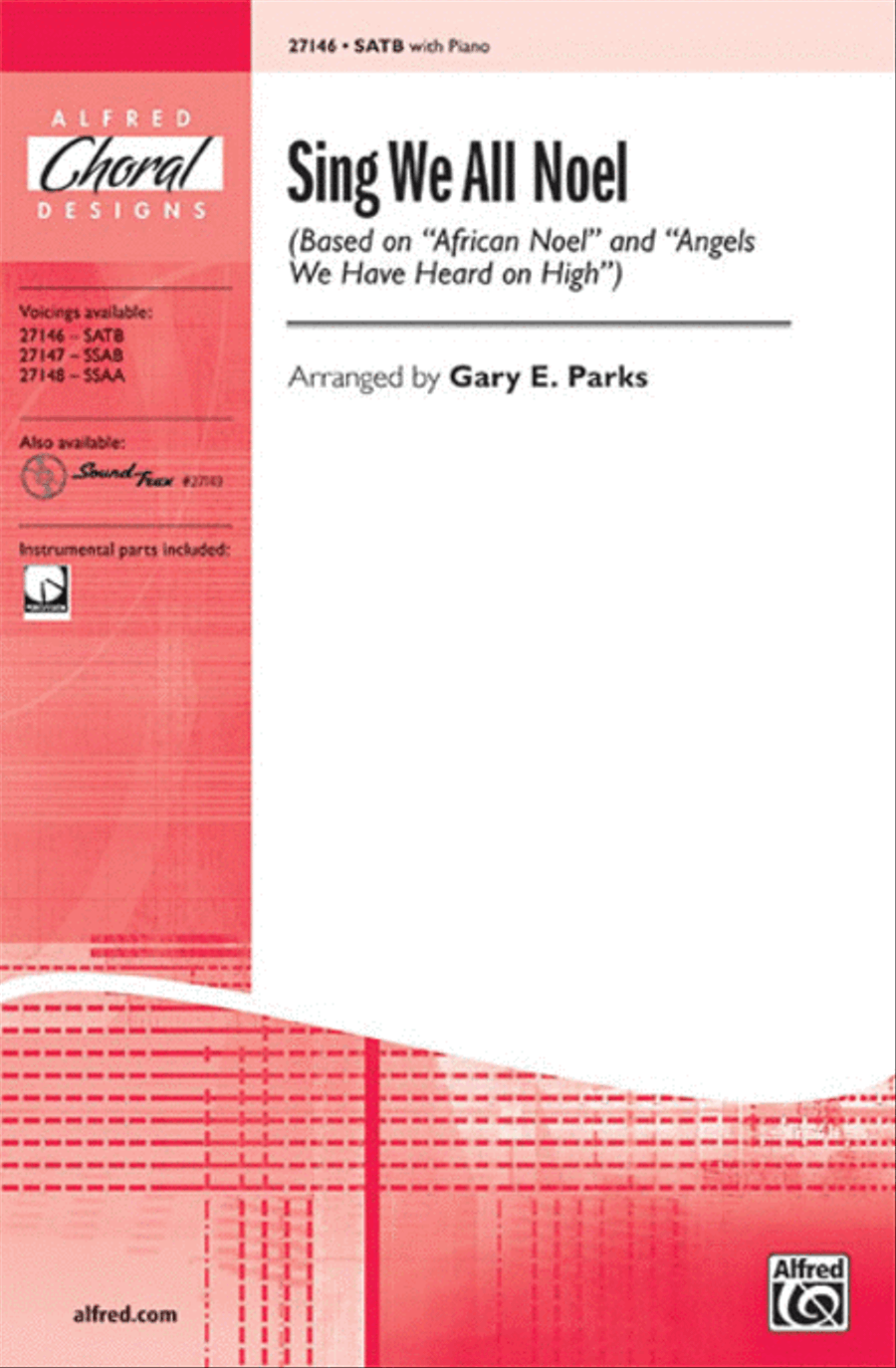 Sing We All Noel 4-Part scores gallery preview page 1