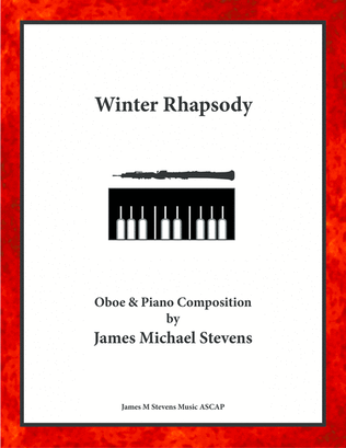 Book cover for Winter Rhapsody - Oboe & Piano