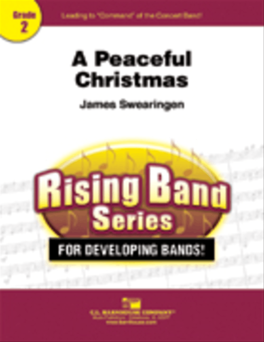 A Peaceful Christmas Concert Band scores gallery preview page 1