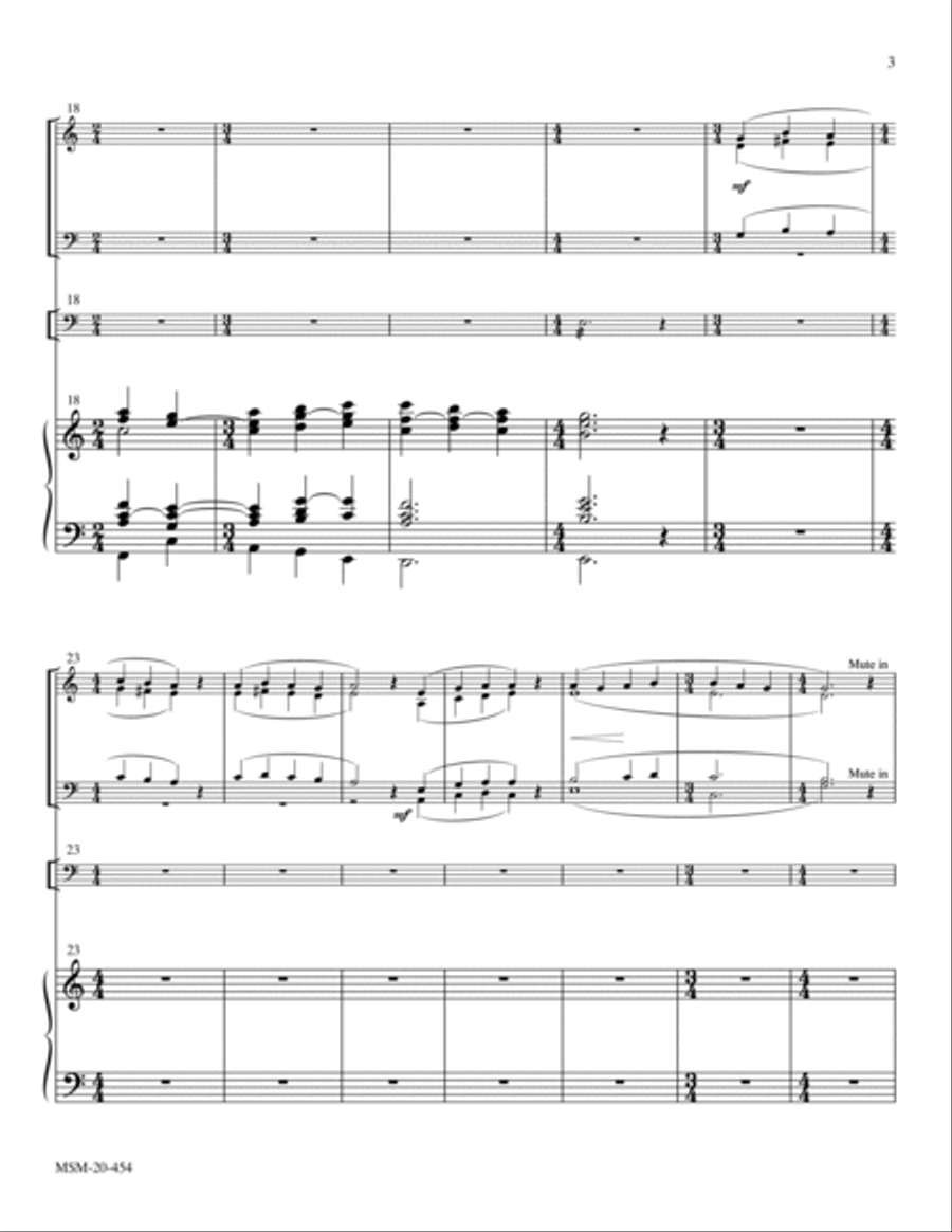 Te Deum Organ scores gallery preview page 3