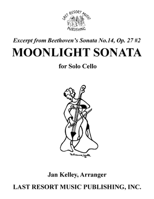 Book cover for Moonlight Sonata for Solo Cello