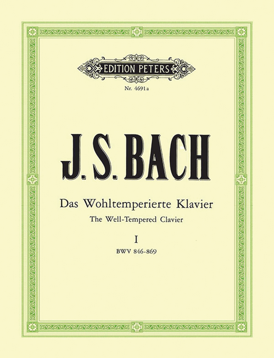 Well-Tempered Clavier - Volume 1 Harpsichord scores gallery preview page 1