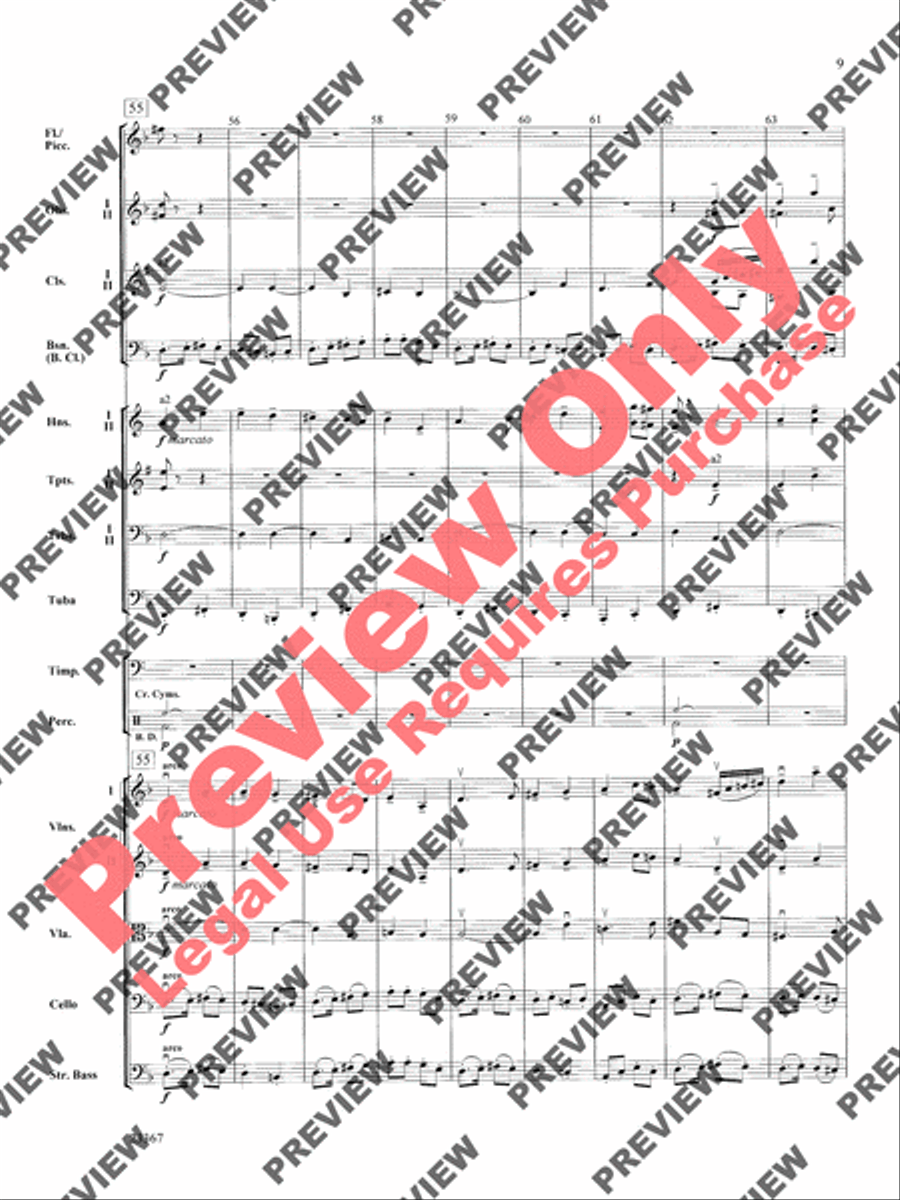 Overture to the Wasps Full Orchestra scores gallery preview page 9