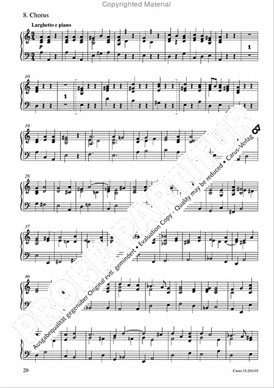 Israel in Egypt - Part I Israel in Egypt - Part I Organ scores gallery preview page 23