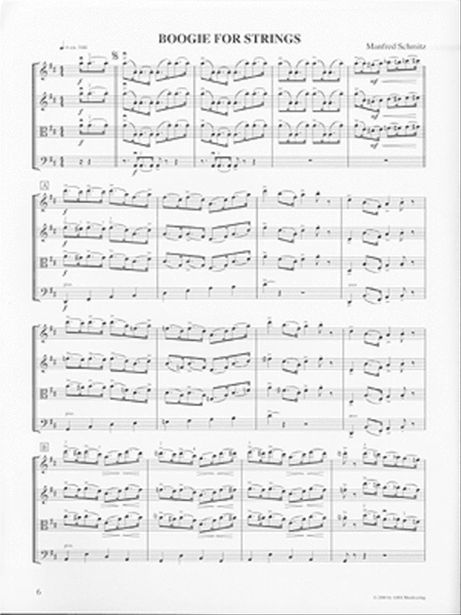 Modern Music for String Quartet String Quartet scores gallery preview page 3