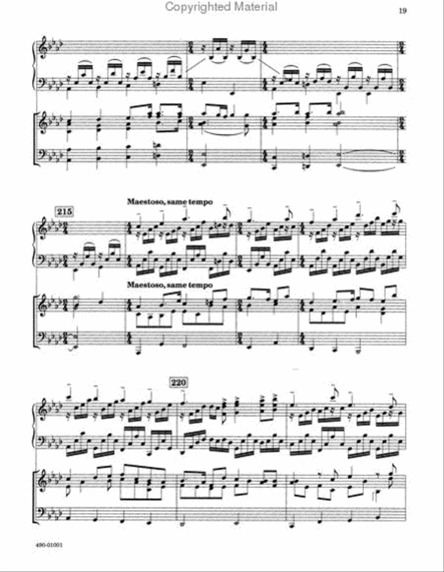 Piano Concerto No. 1 Chamber Music scores gallery preview page 3