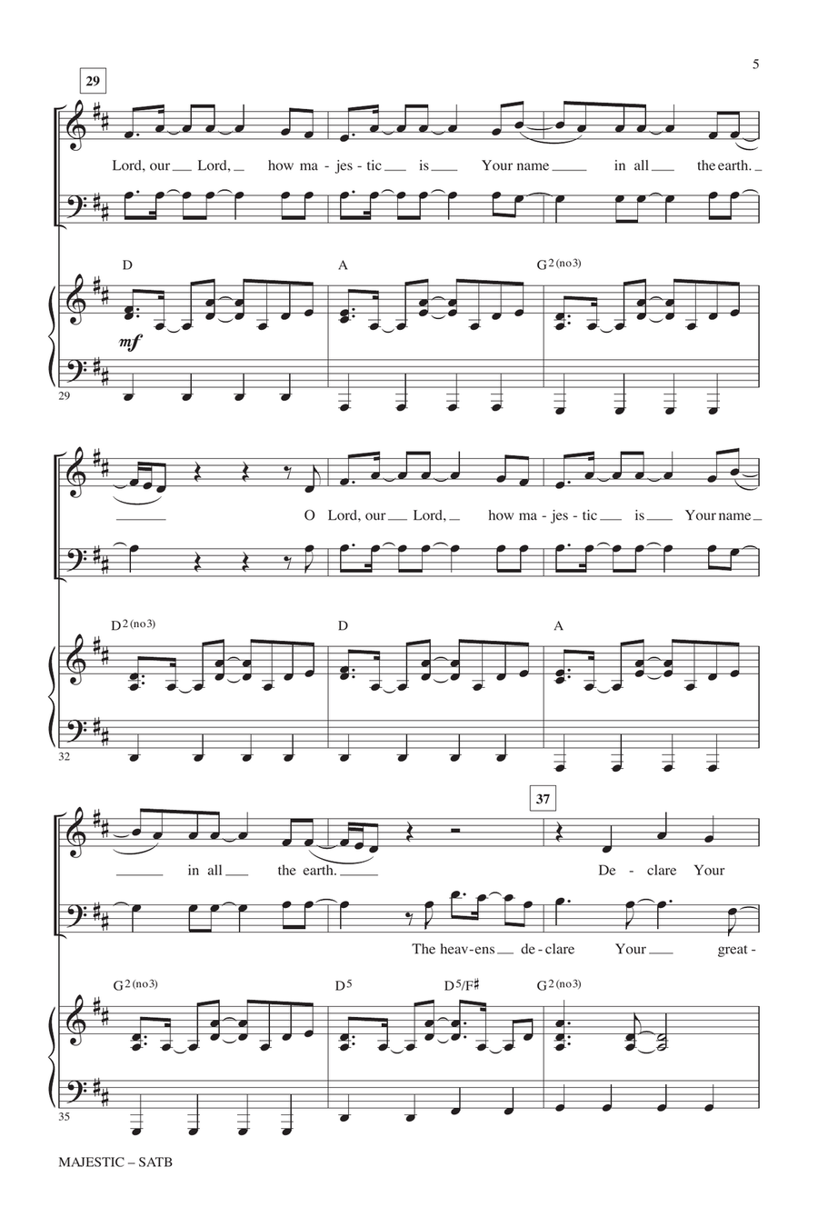 Majestic 4-Part scores gallery preview page 4