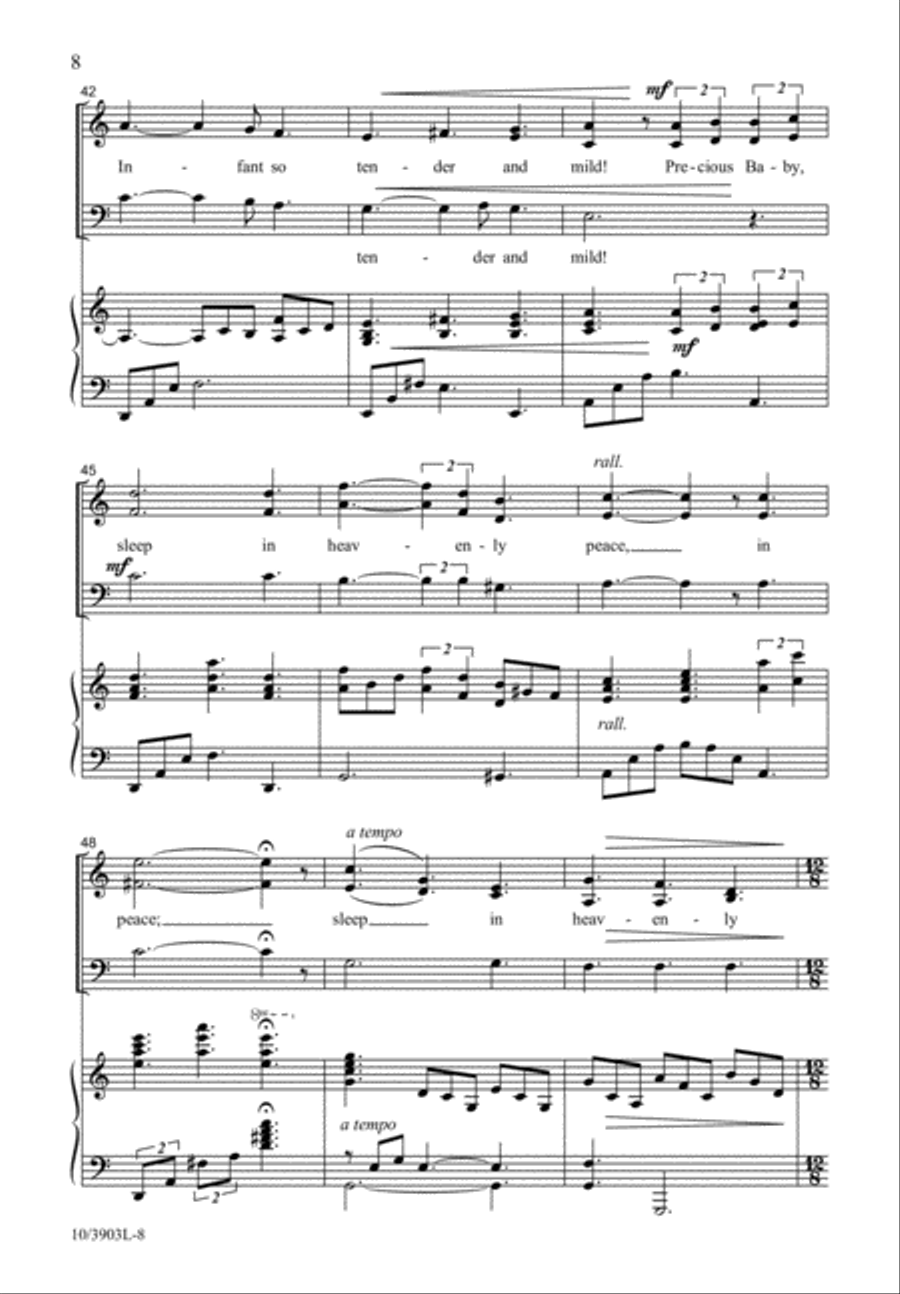 Holy Night, Silent Night Holy Night, Silent Night 3-Part scores gallery preview page 9