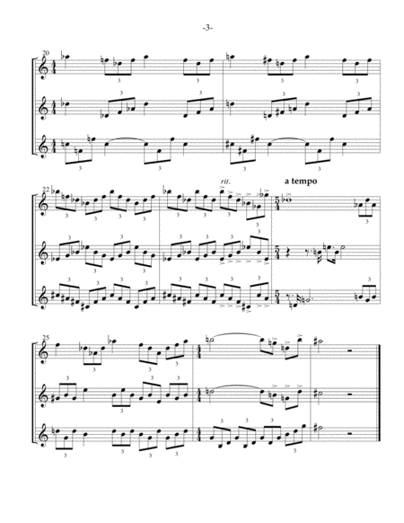 Suite for Three Trumpets in Bb