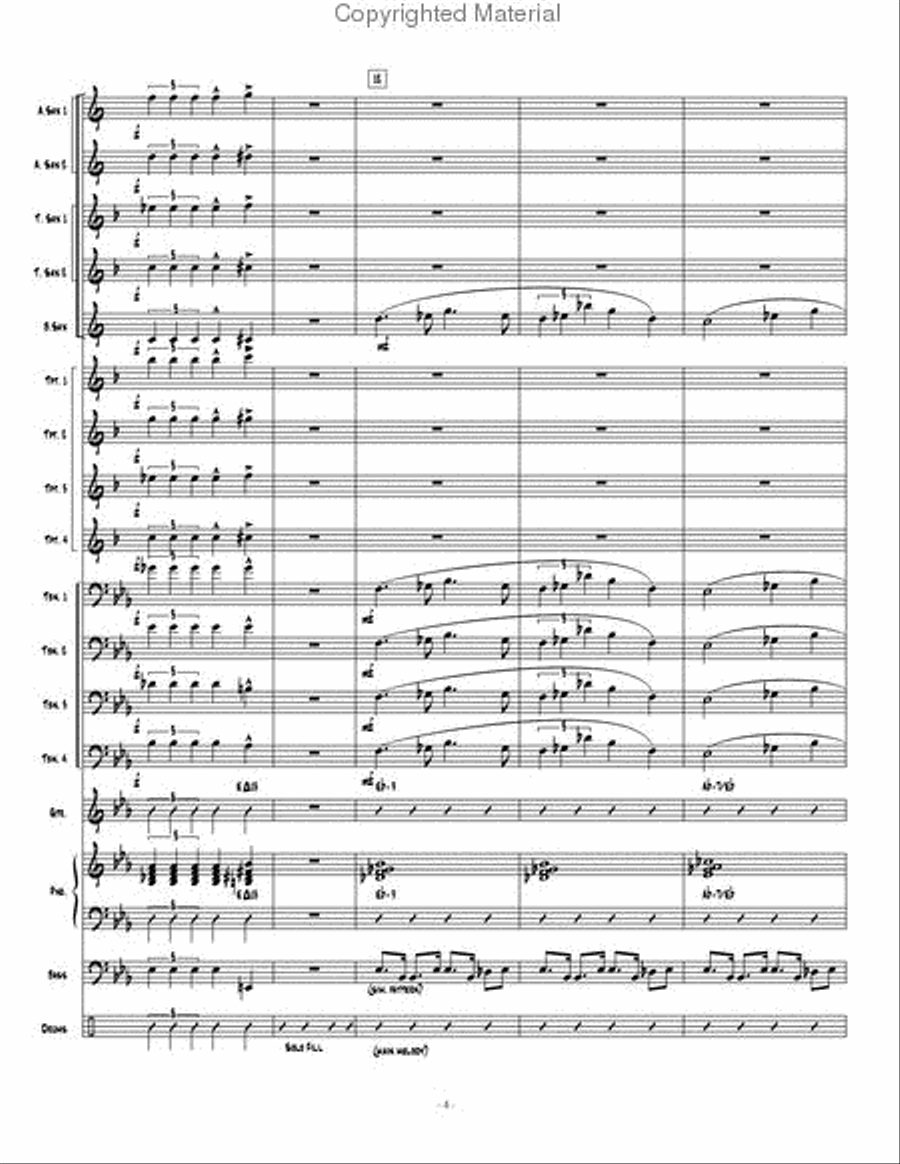 Summer Groove Jazz Ensemble scores gallery preview page 5
