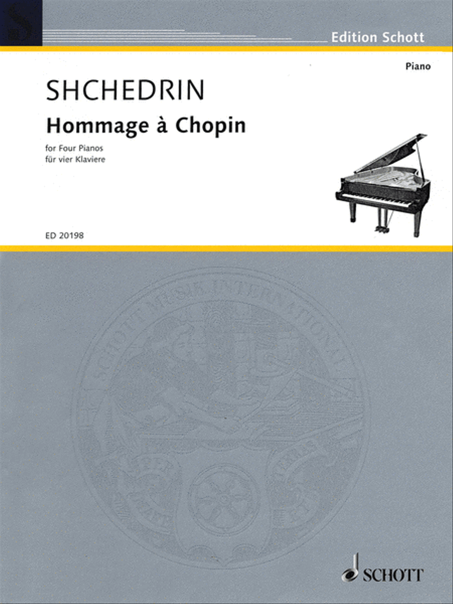Hommage a Chopin Piano scores gallery preview page 1