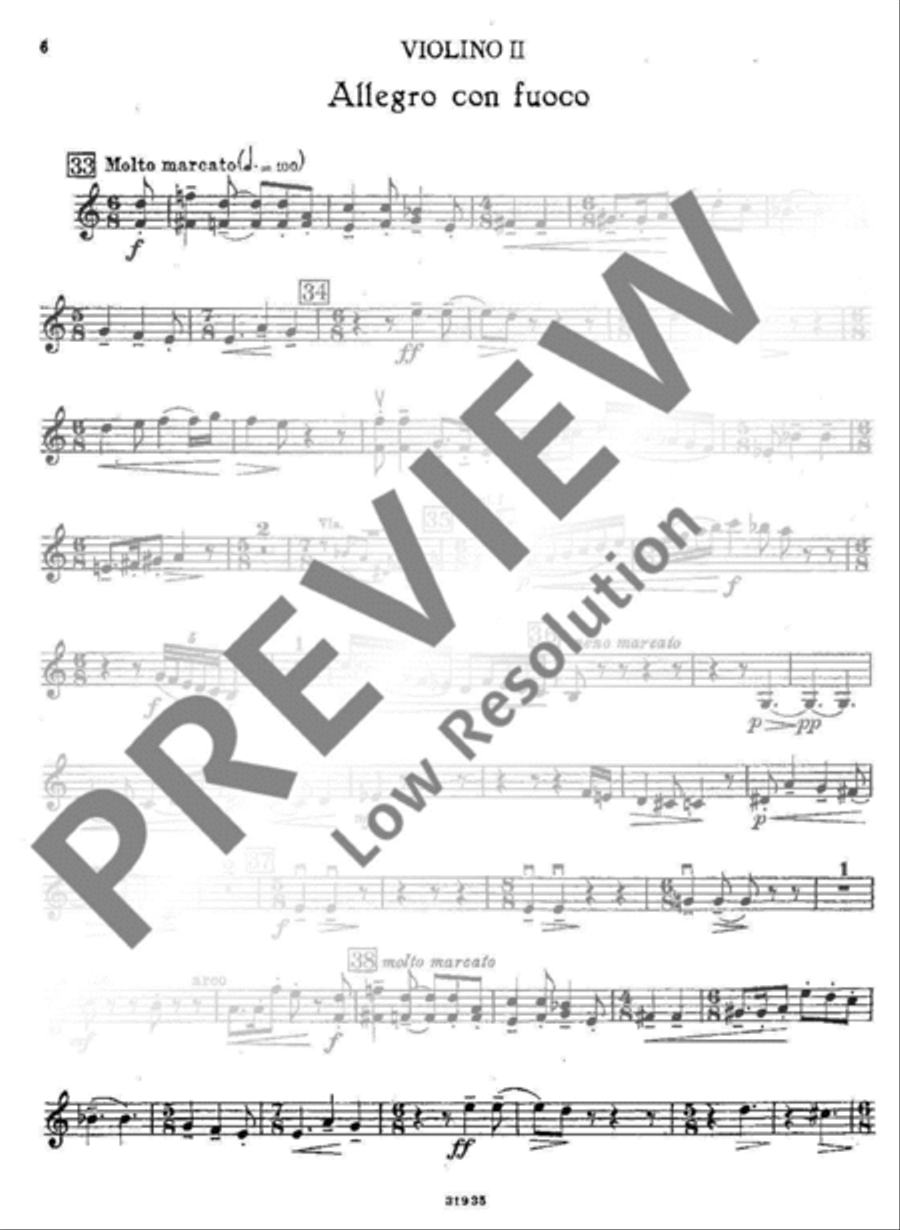 String quartet No. 3 String Quartet scores gallery preview page 17