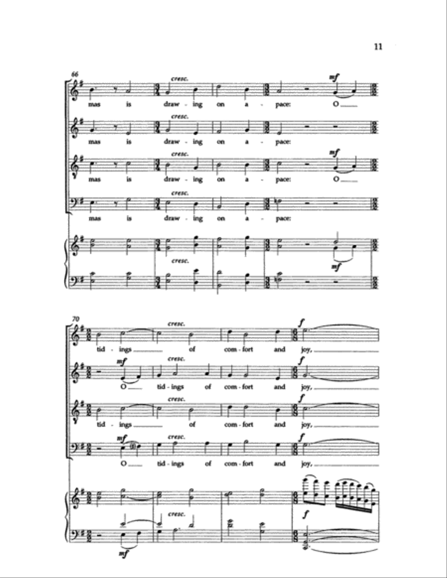 A Christmas Garland 4-Part scores gallery preview page 10