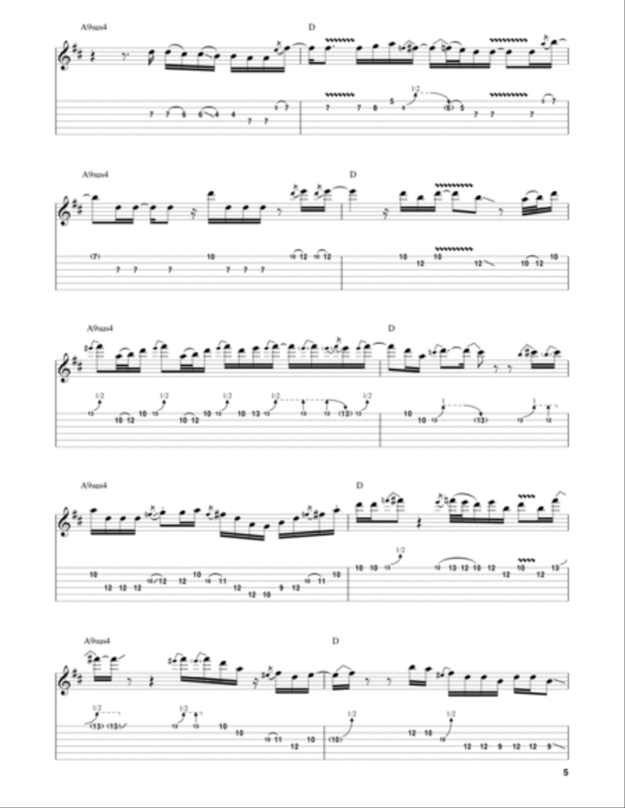 Breezin' Breezin' Acoustic Guitar scores gallery preview page 5
