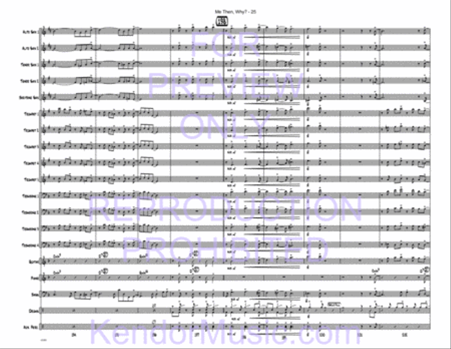 Me Then, Why? Me Then, Why? Jazz Ensemble scores gallery preview page 26