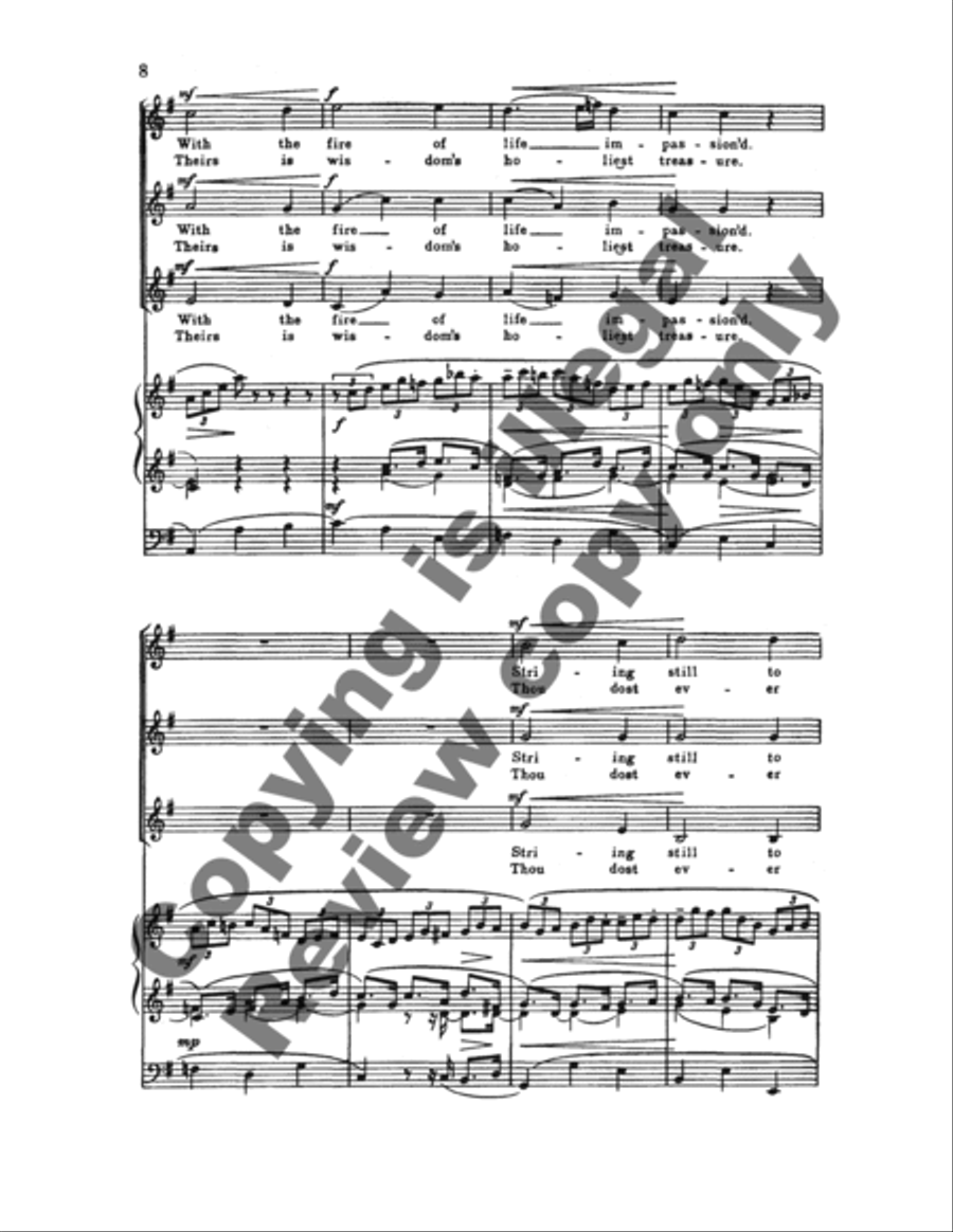 Jesu, joy of man's desiring SSA scores gallery preview page 11