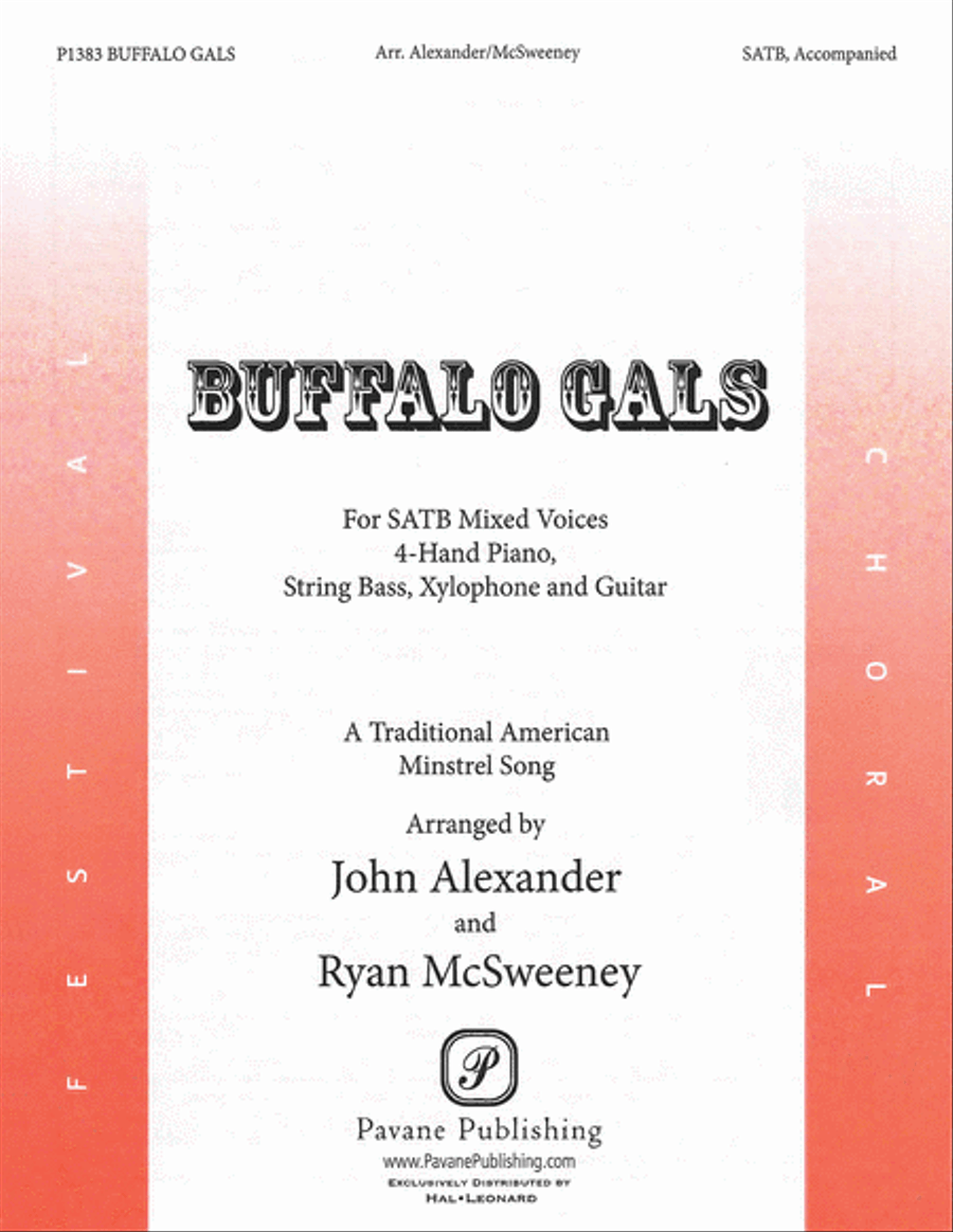 Buffalo Gals Buffalo Gals Choir scores gallery preview page 1