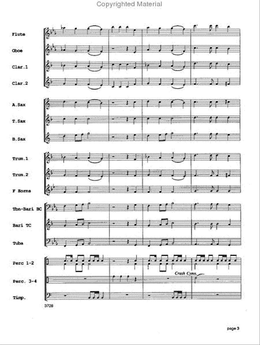 Sounds of the Season Concert Band scores gallery preview page 4