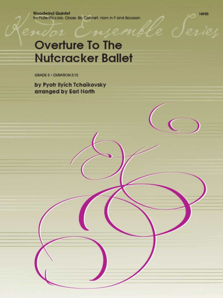 Overture To The Nutcracker Ballet Woodwind Quintet scores gallery preview page 1