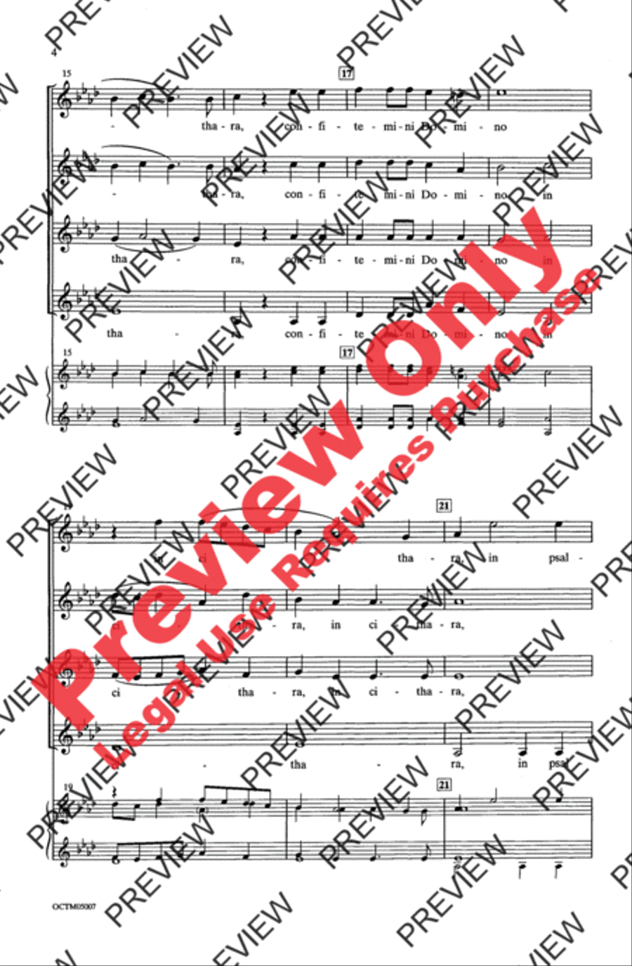 Exsultate Justi Women's Choir scores gallery preview page 4