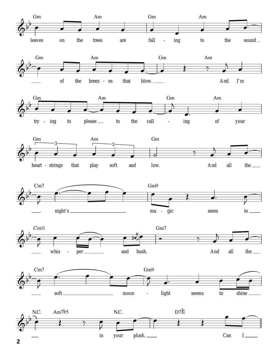 Moondance Guitar scores gallery preview page 2