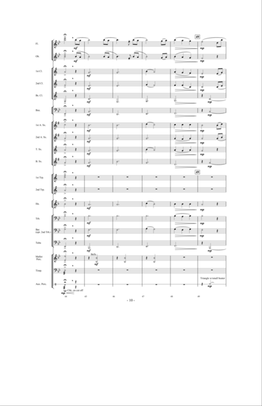 A Distant Light Concert Band scores gallery preview page 9