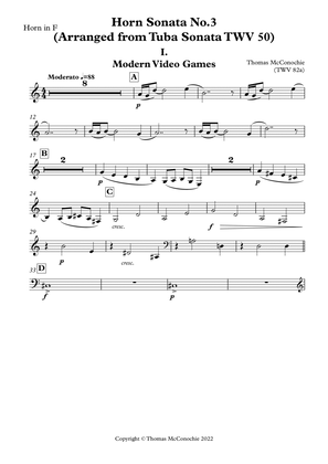 Horn Sonata No.3 (TWV 82a)