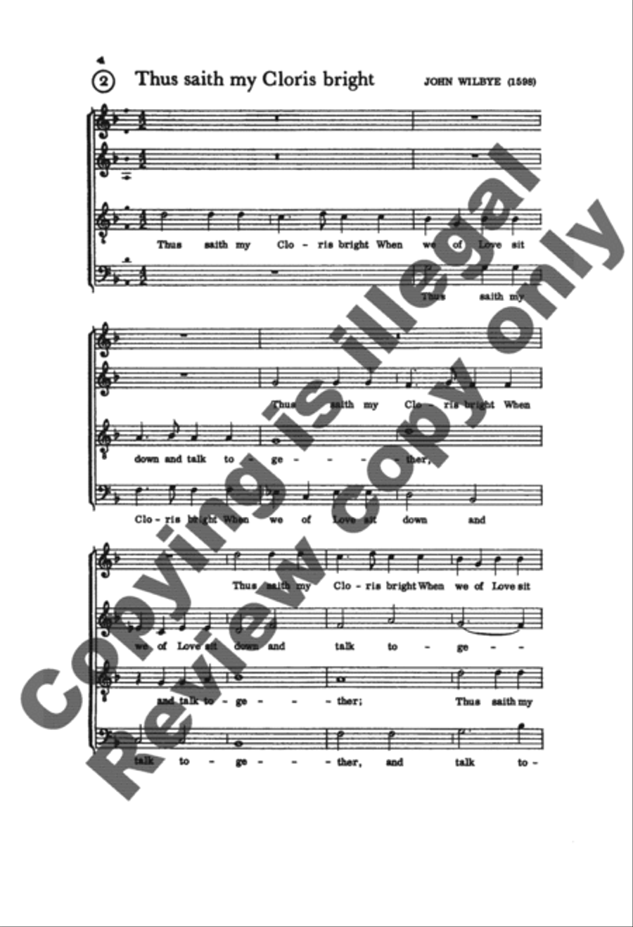 Invitation to Madrigals, Book 5 4-Part scores gallery preview page 4
