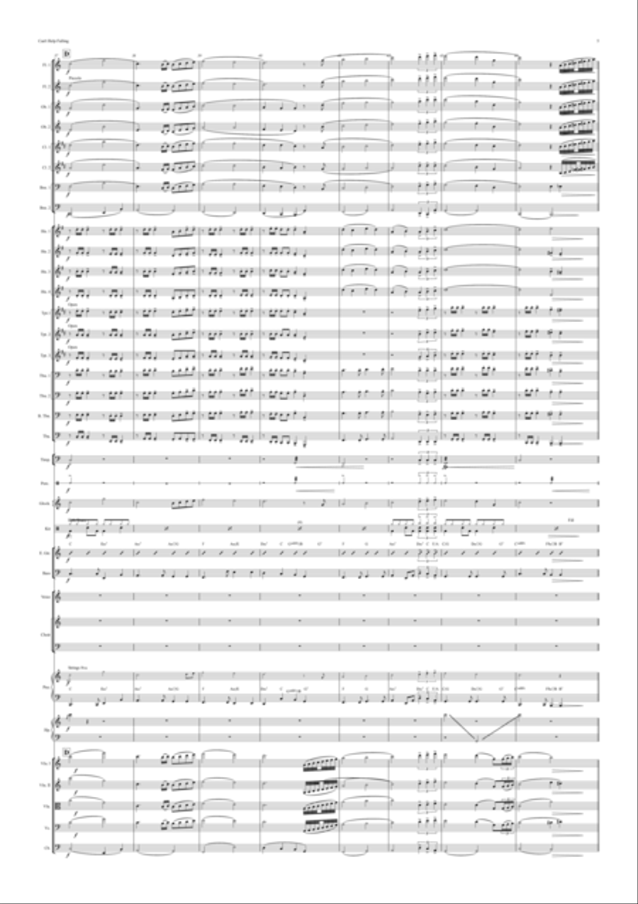 Can't Help Falling In Love Full Orchestra scores gallery preview page 5