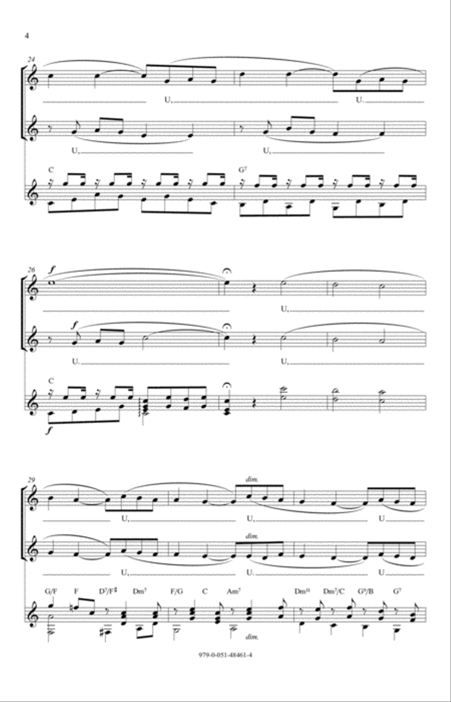 Duerme, No Llores (Sleep, Don't Cry) 2-Part scores gallery preview page 4