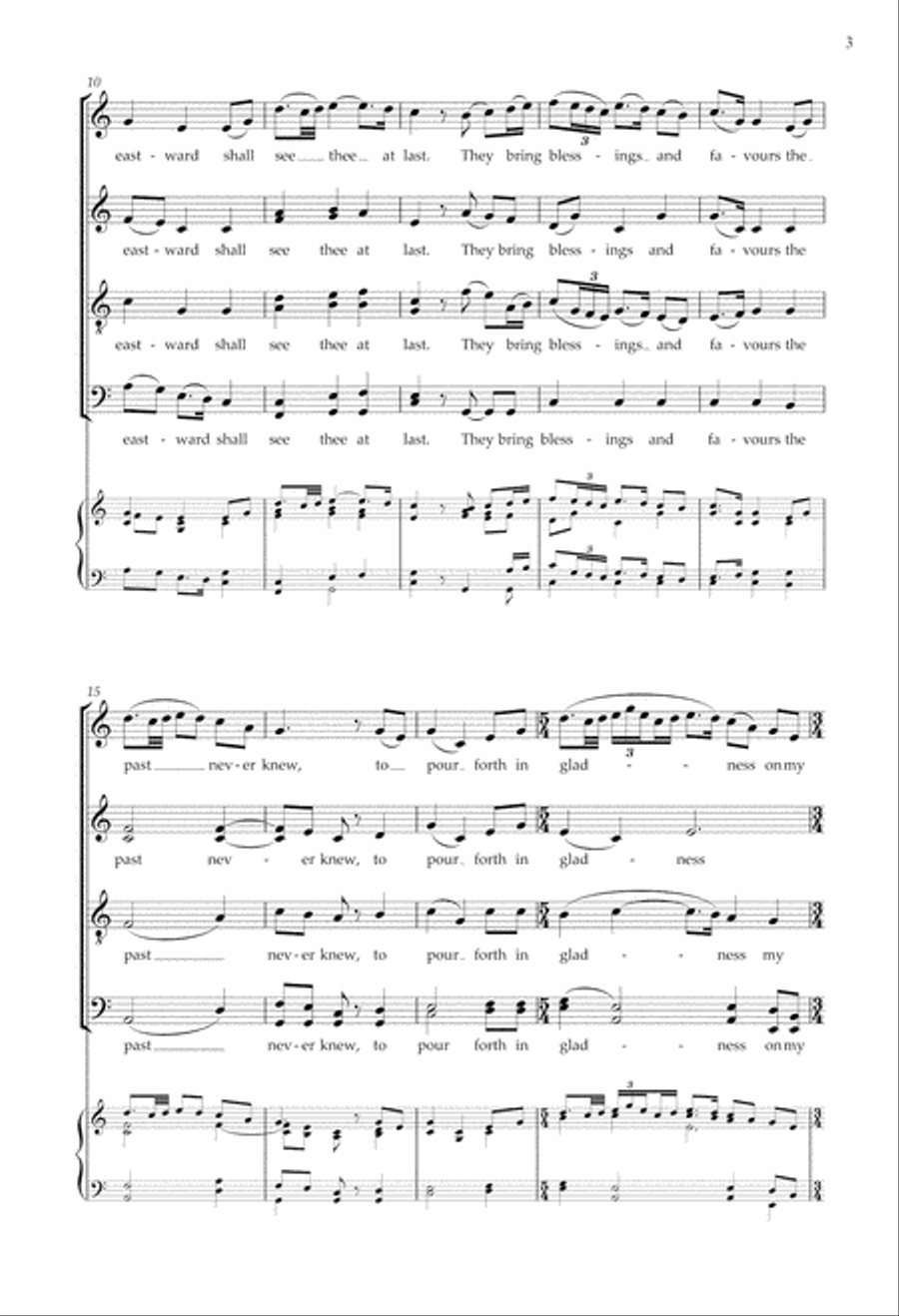 Róisín dubh from Danny Boy: Three Irish Ballads 4-Part scores gallery preview page 3