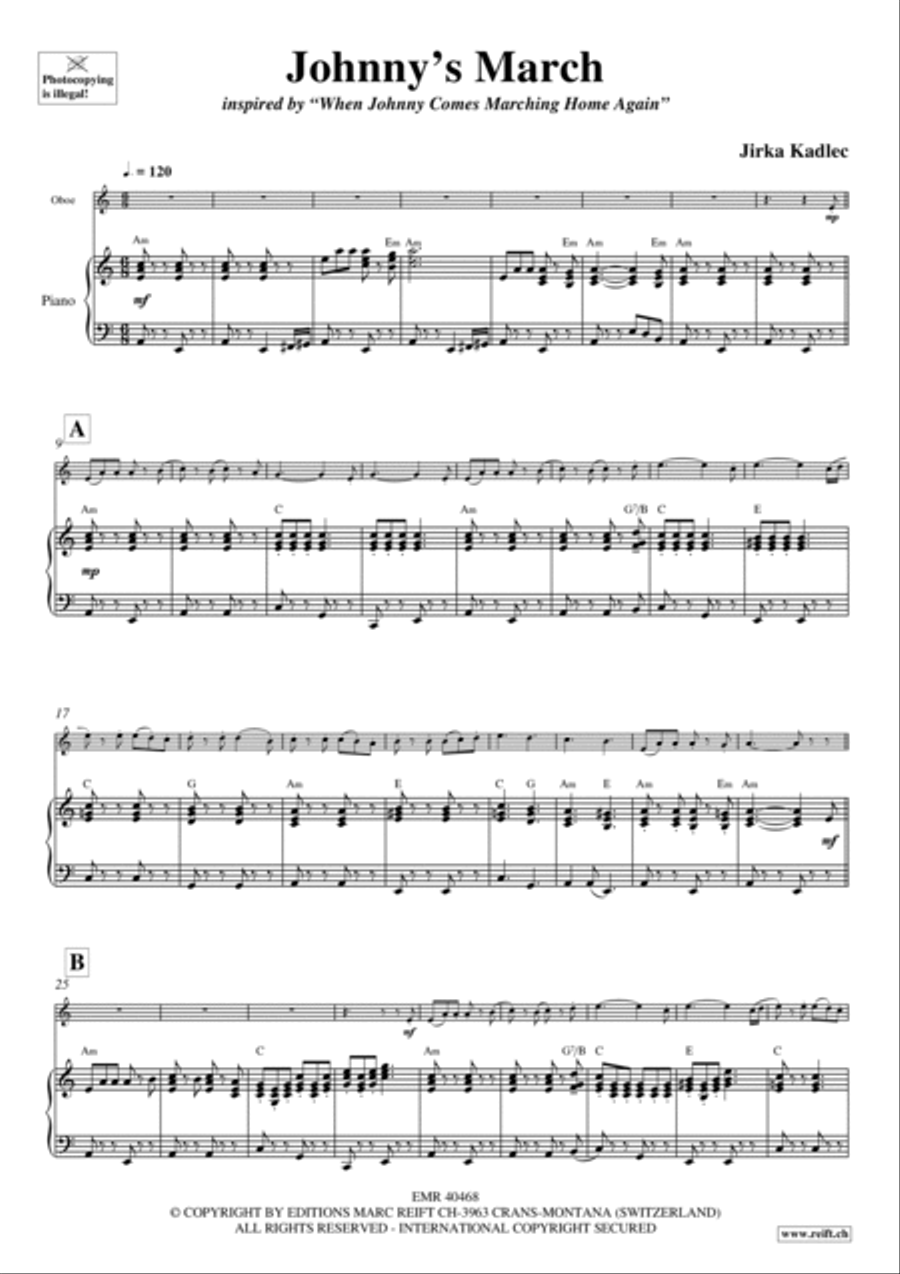 Johnny's March Piano Accompaniment scores gallery preview page 4