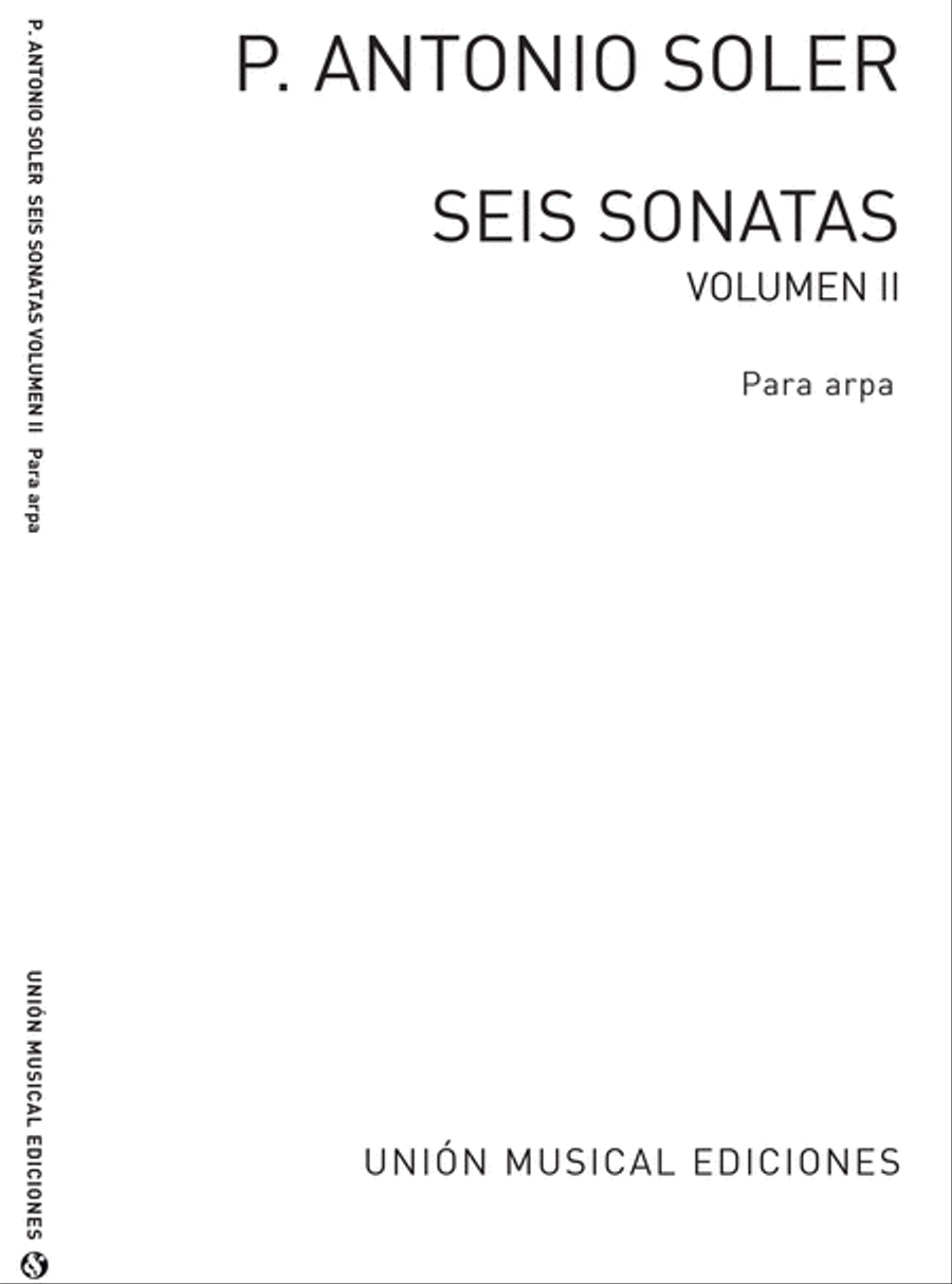 Seis Sonatas Vol.2 Seis Sonatas Vol.2 Harp scores gallery preview page 1