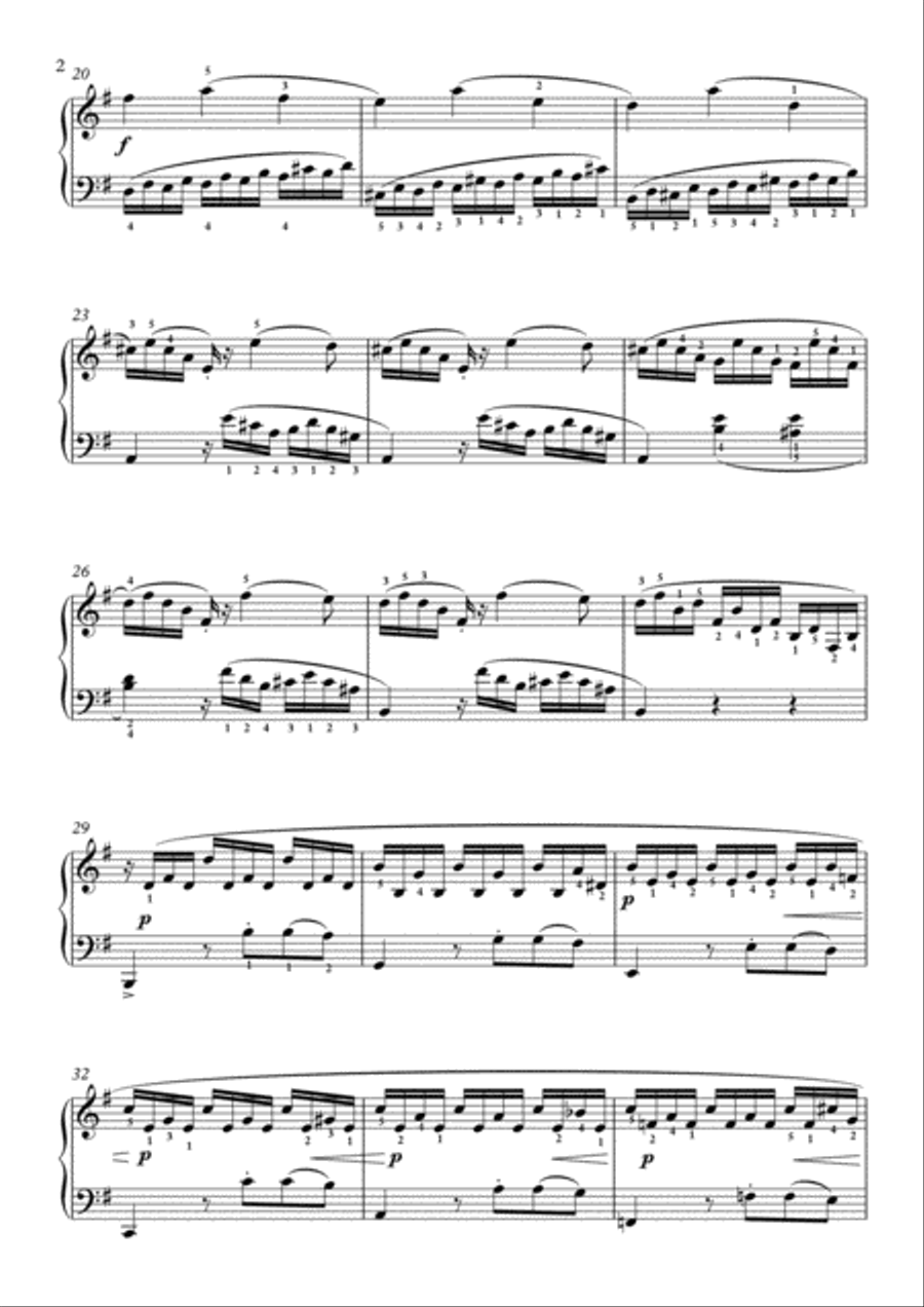 Scarlatti-Sonata in G-Major L.129 K.201(piano) Piano Solo scores gallery preview page 3