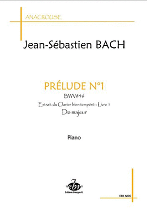 Book cover for Prélude n°1 BWV 846 (Collection Anacrouse)