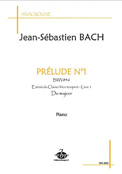 Prélude n°1 BWV 846 (Collection Anacrouse) image number null