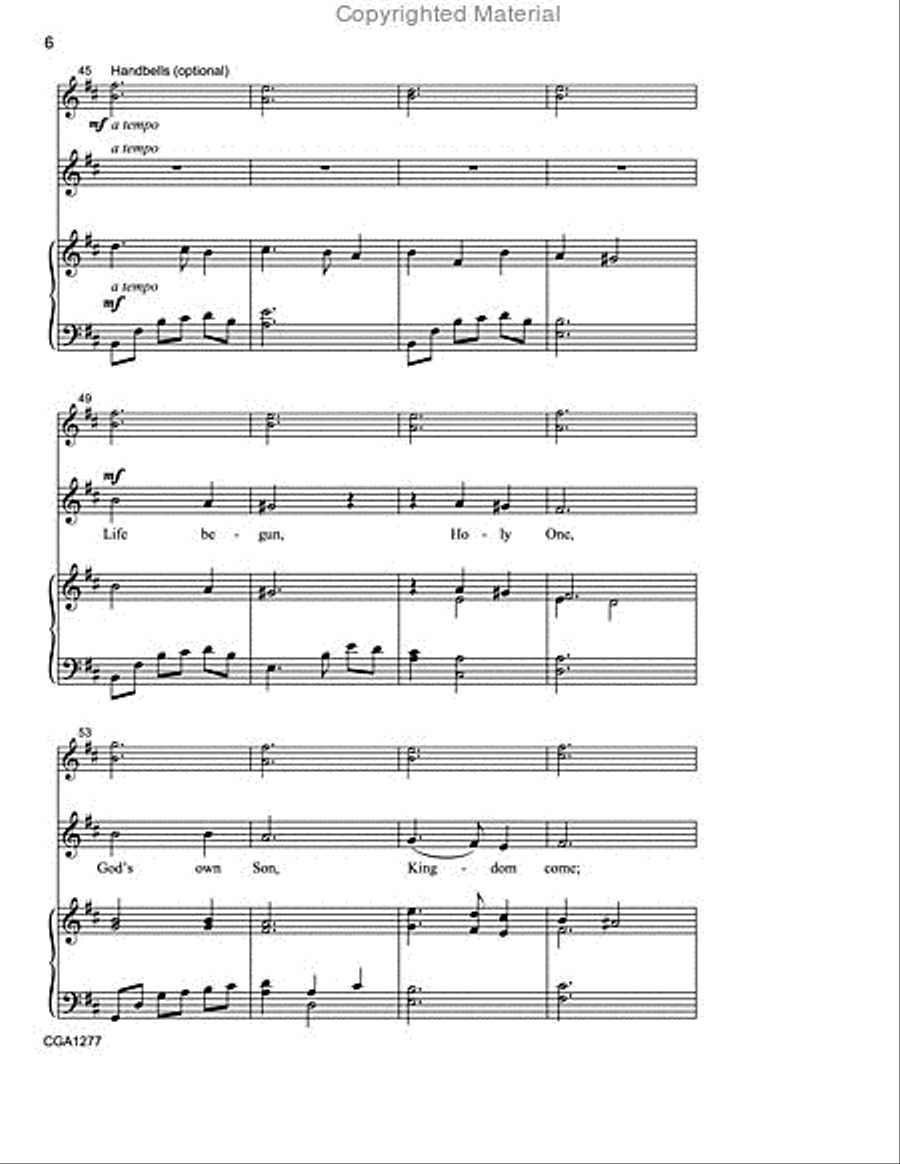 Wrapped in Light, Wrapped in Love Unison Choir scores gallery preview page 5