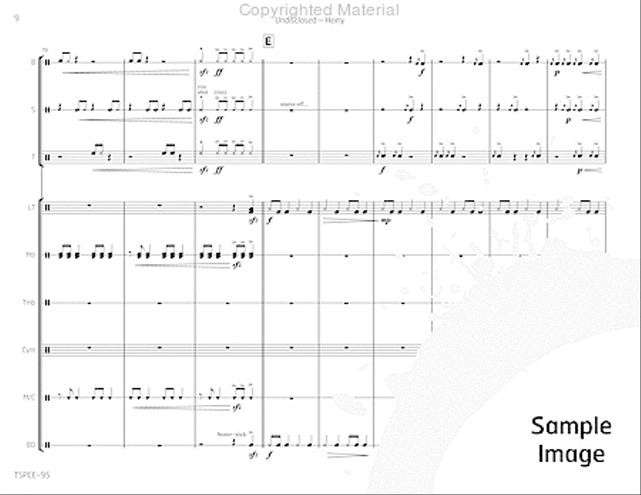 Undisclosed Undisclosed Percussion Ensemble scores gallery preview page 13