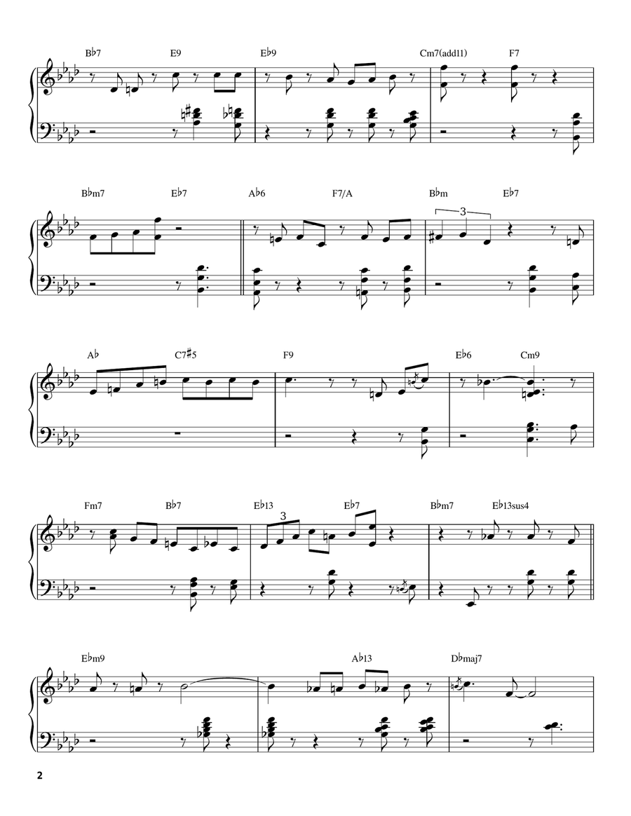 Come Dance With Me Come Dance With Me Piano scores gallery preview page 2
