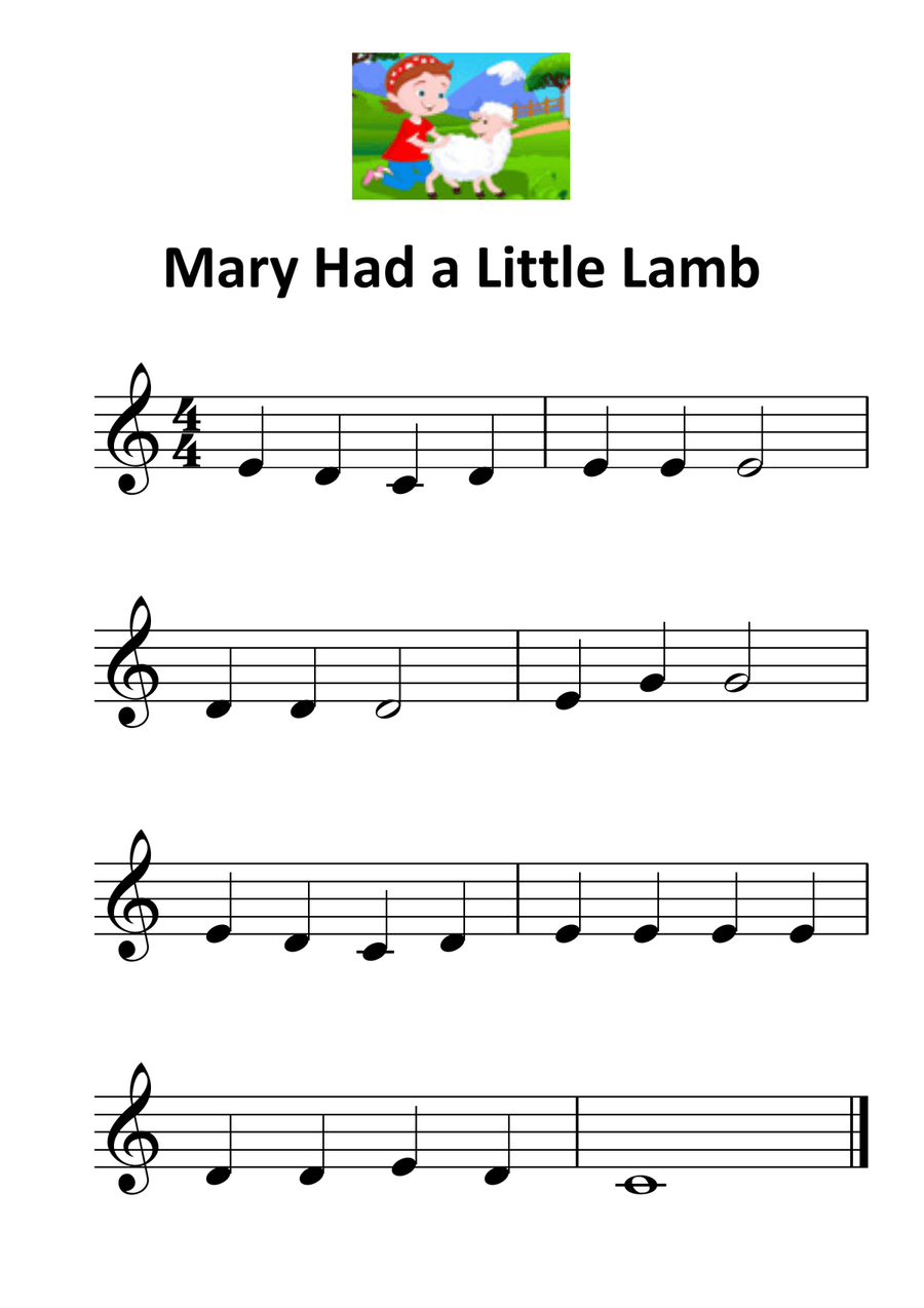 Children Songs Easy Piano scores gallery preview page 4