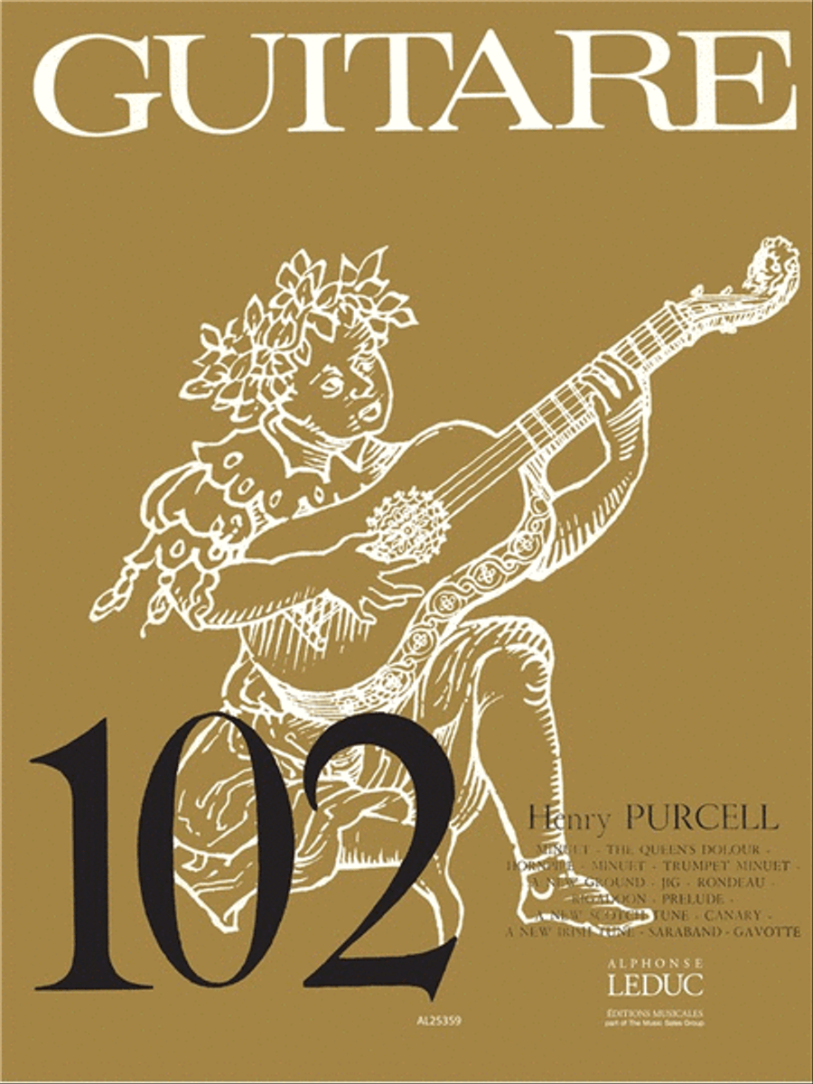 Minuet, Queen's Dolour Etc. (coll. Guitare No.102) (guitar Solo) Classical Guitar scores gallery preview page 1