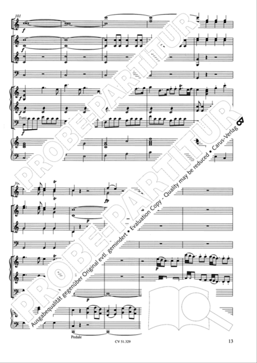 Sonata in C major Orchestra scores gallery preview page 14