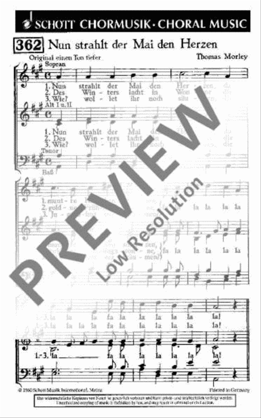 Nun strahlt der Mai den Herzen Mixed Choir scores gallery preview page 2