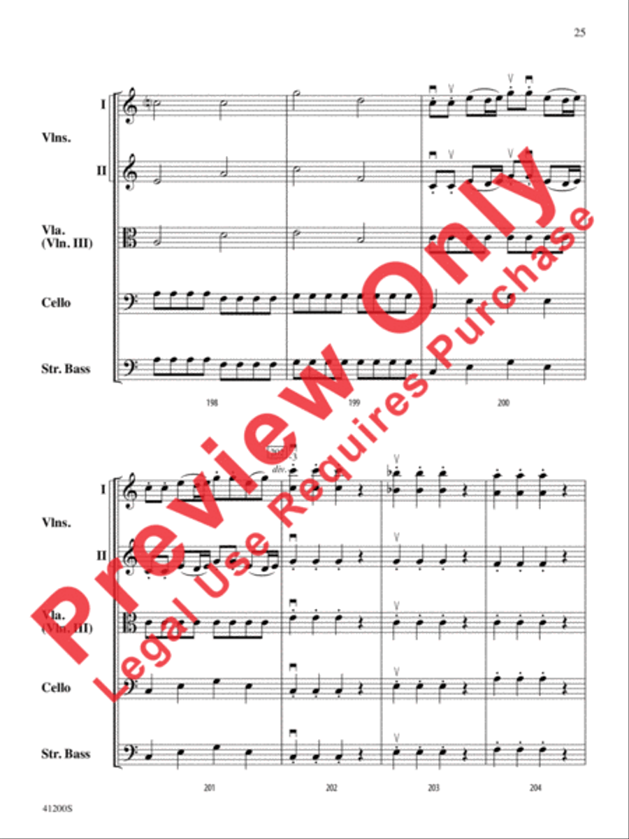 Allegro Molto Allegro Molto String Orchestra scores gallery preview page 26