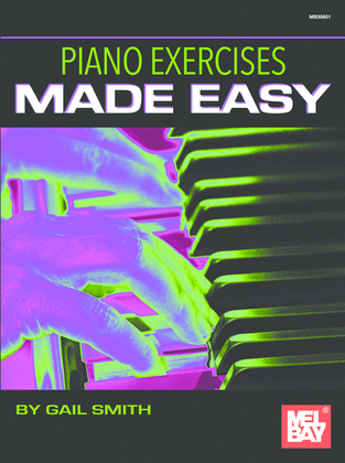 Book cover for Piano Exercises Made Easy