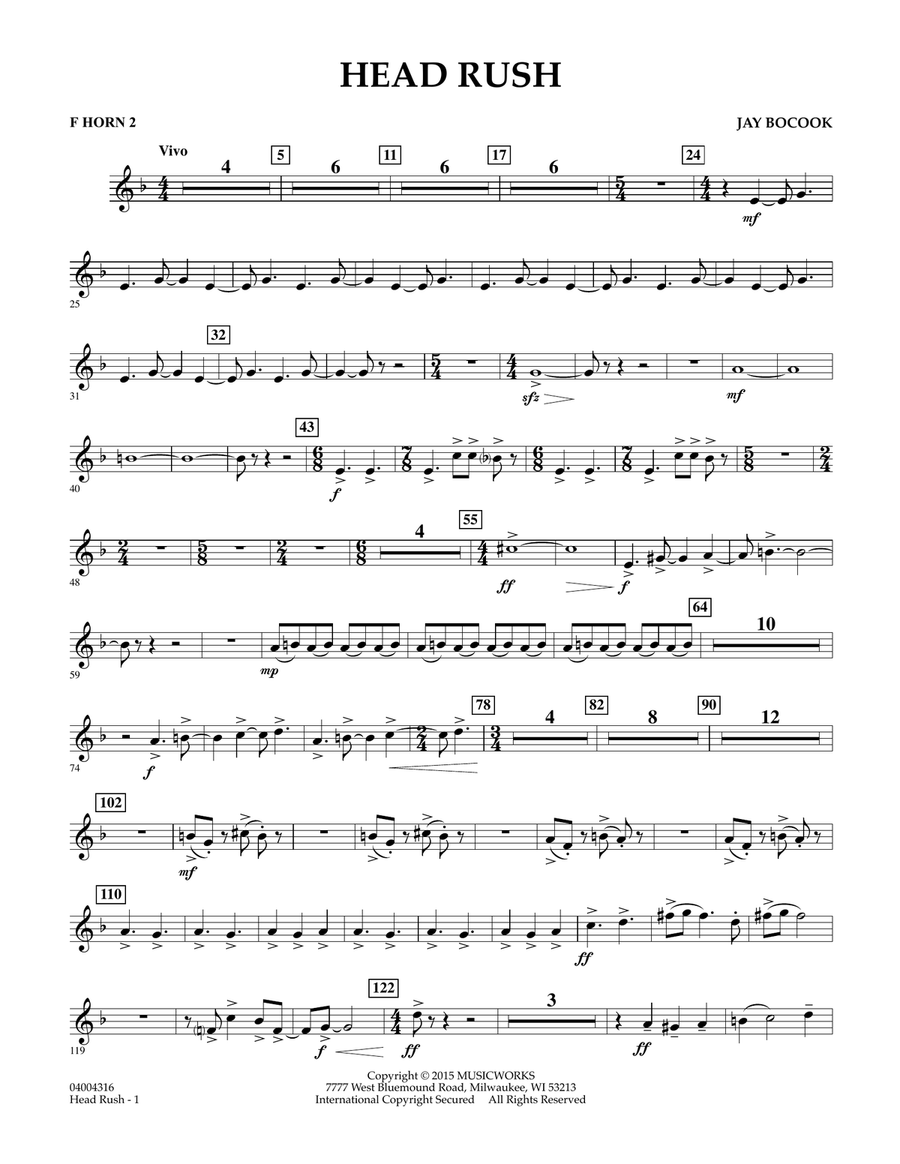 Head Rush - F Horn 2