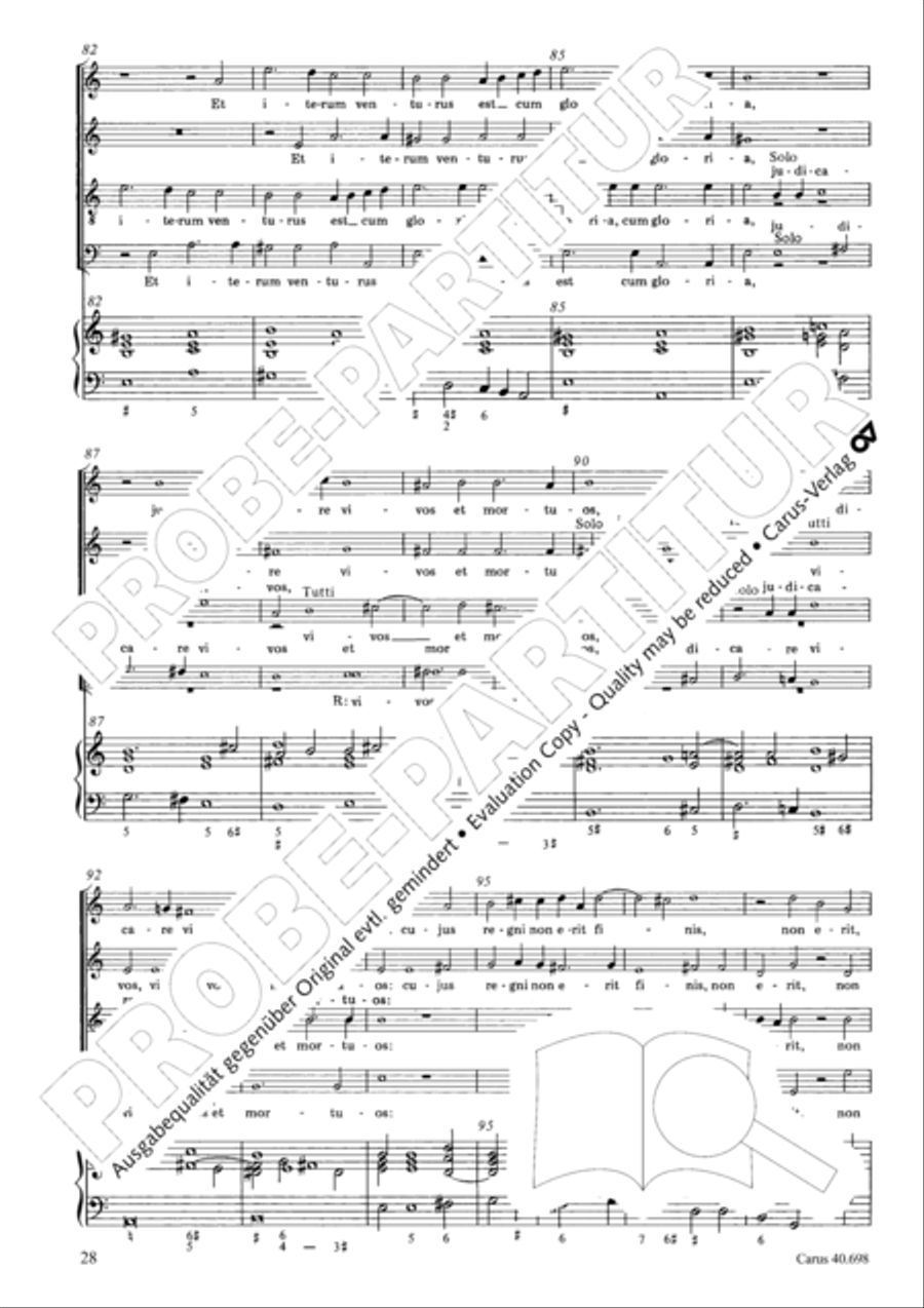 Messa breve SSATB scores gallery preview page 29